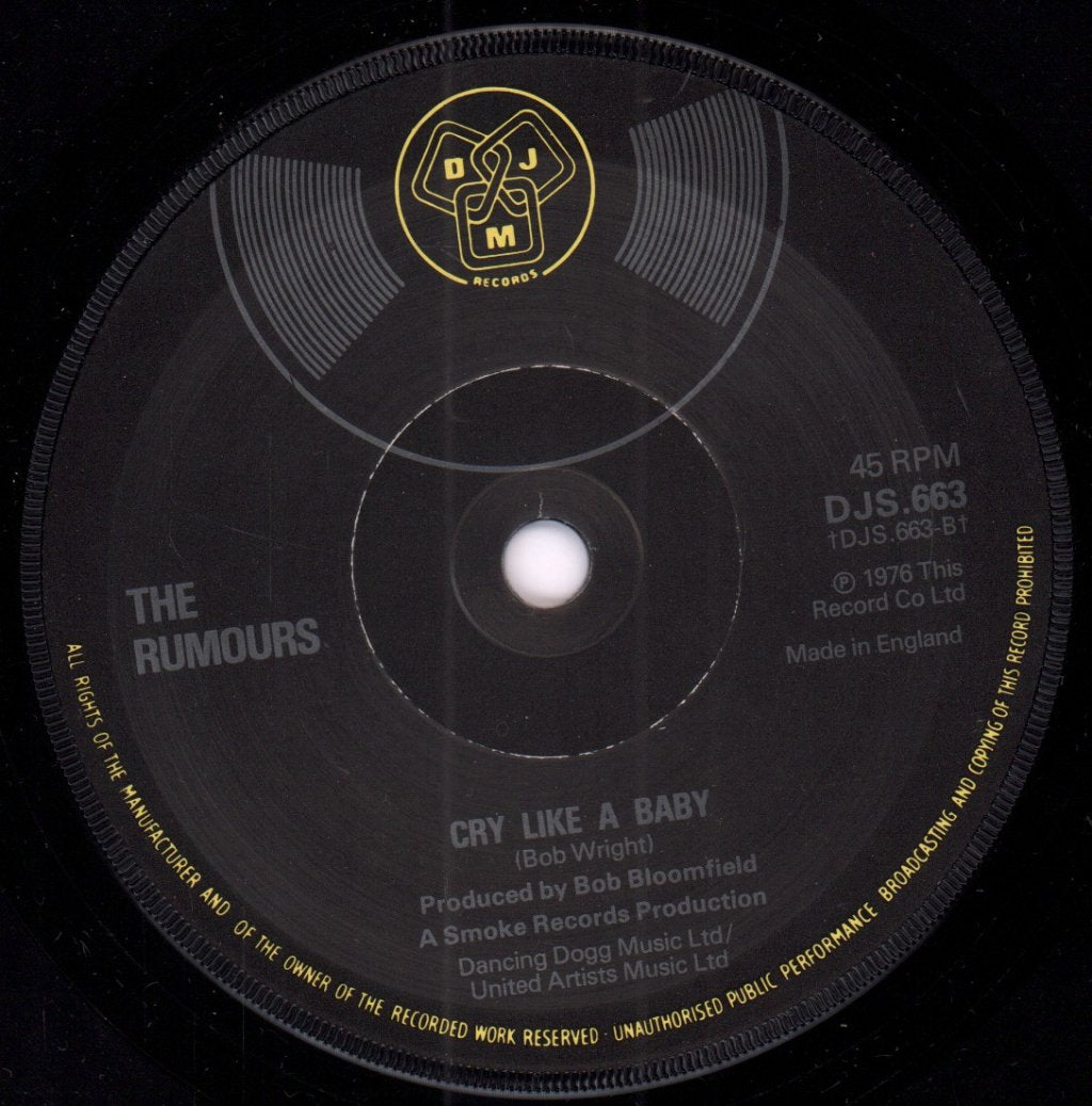 Rumours - Run Baby Run - 7 Inch