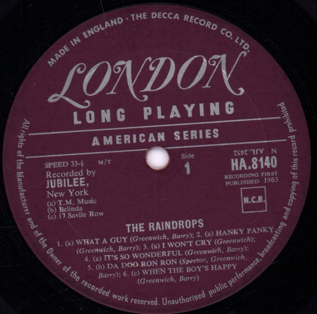 Raindrops - Raindrops - Lp