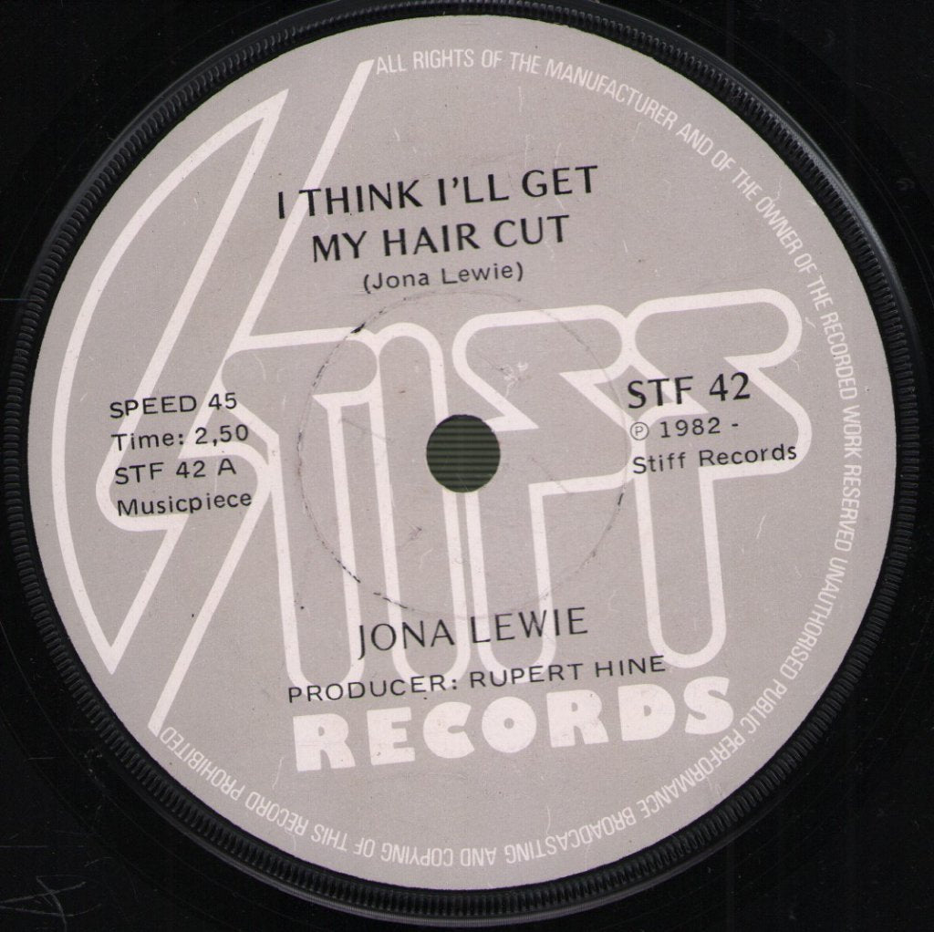 Jona Lewie - I Think I'll Get My Hair Cut - 7 Inch