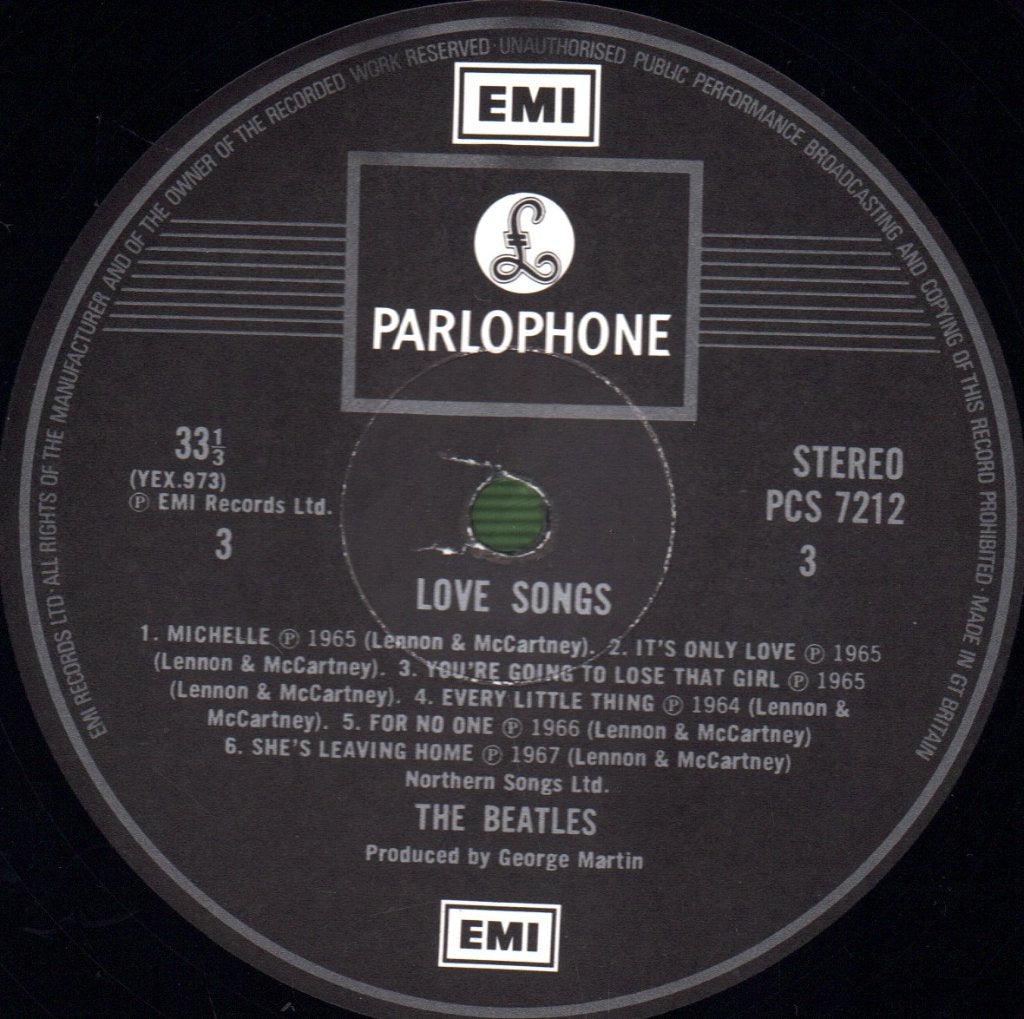 Beatles - Love Songs - Double Lp