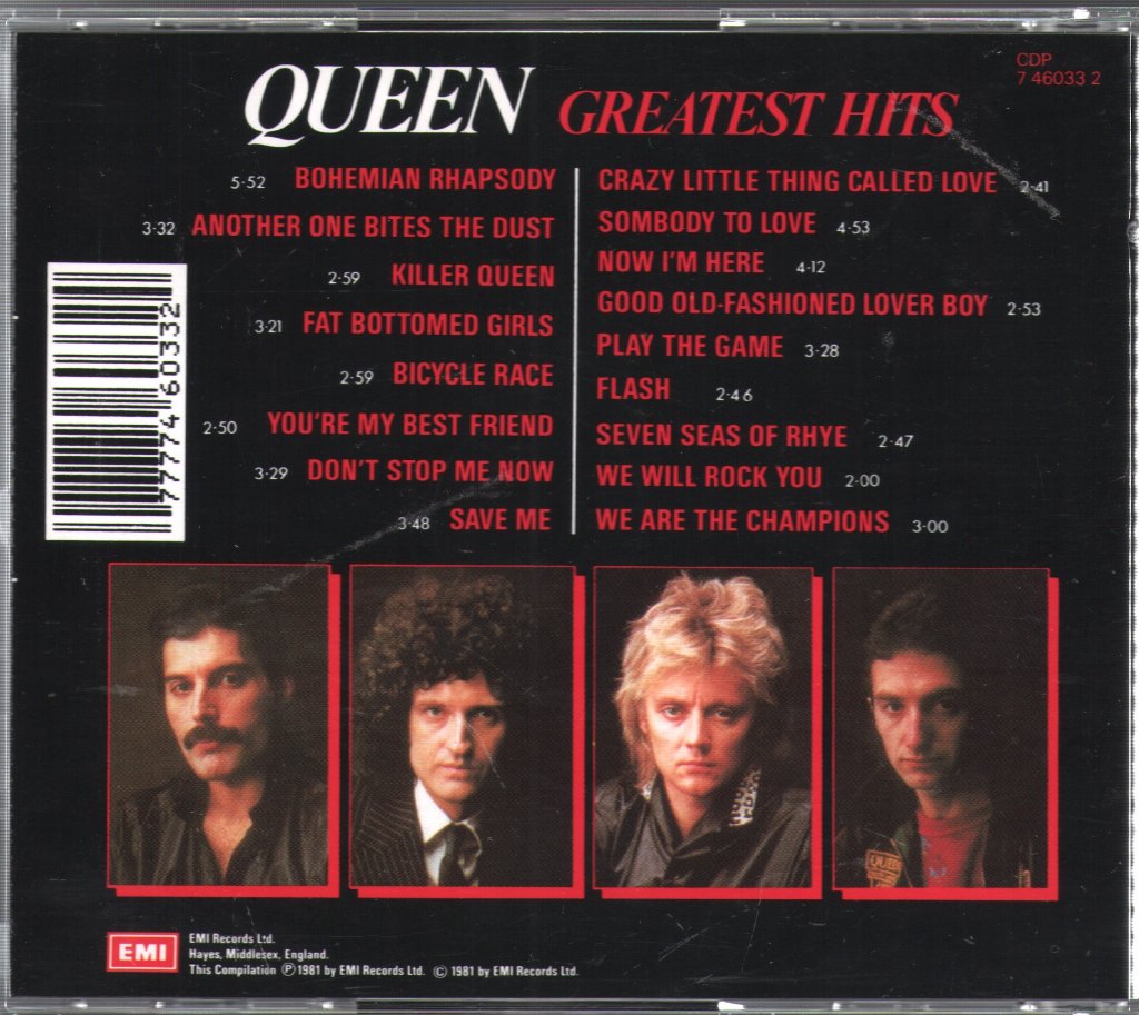 Queen - Greatest Hits - Cd