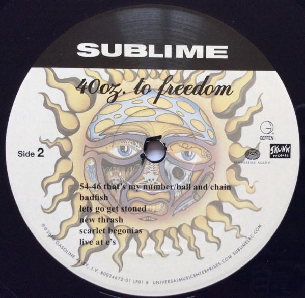 sublime (punk/ska band) - 40oz. To Freedom - Double Lp