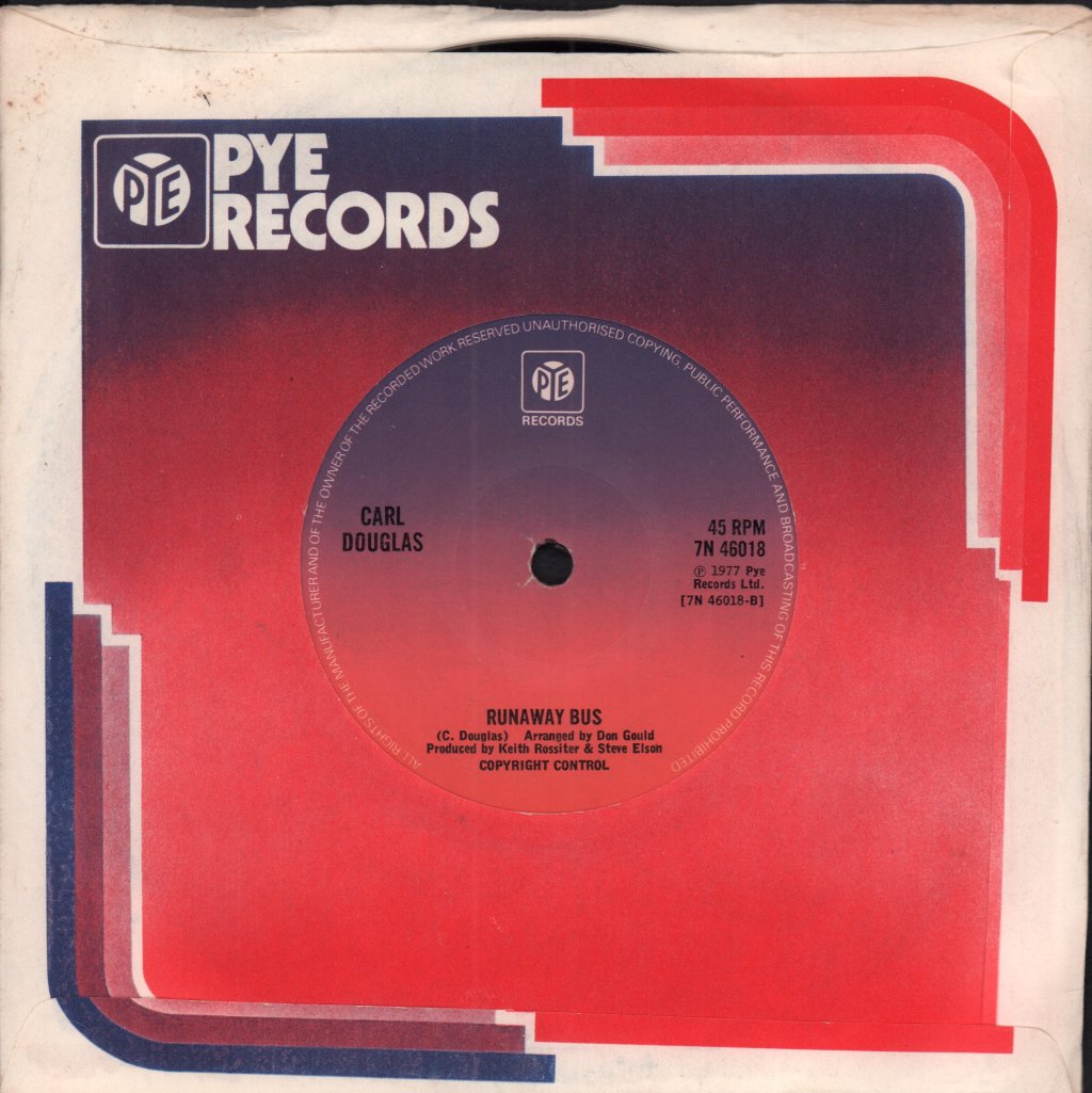 Carl Douglas - Run Back - 7 Inch