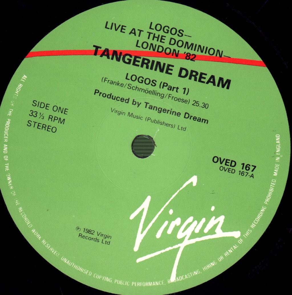 Tangerine Dream - Logos Live - Lp