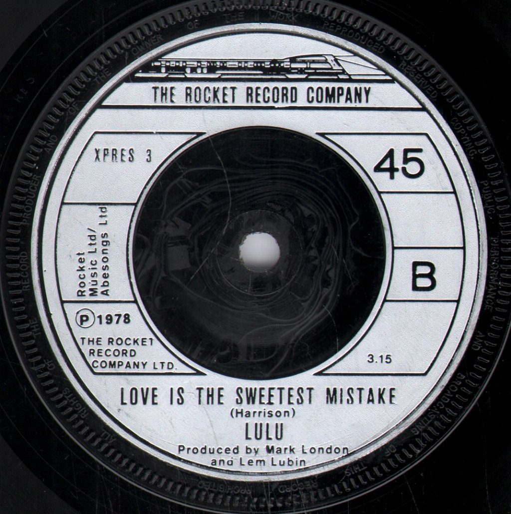 Lulu - Don't Take Love For Granted - 7 Inch