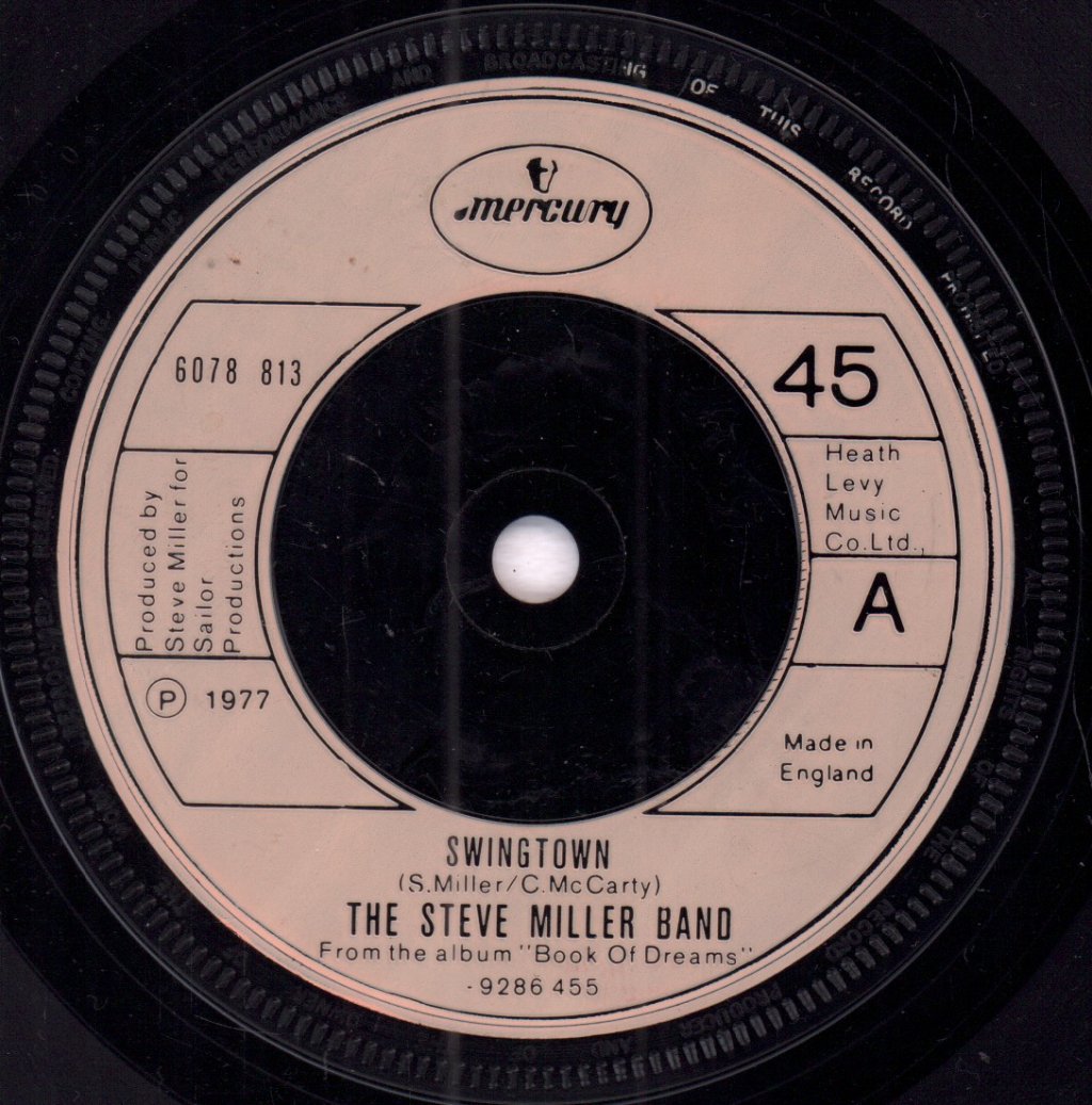Steve Miller Band - Swingtown - 7 Inch