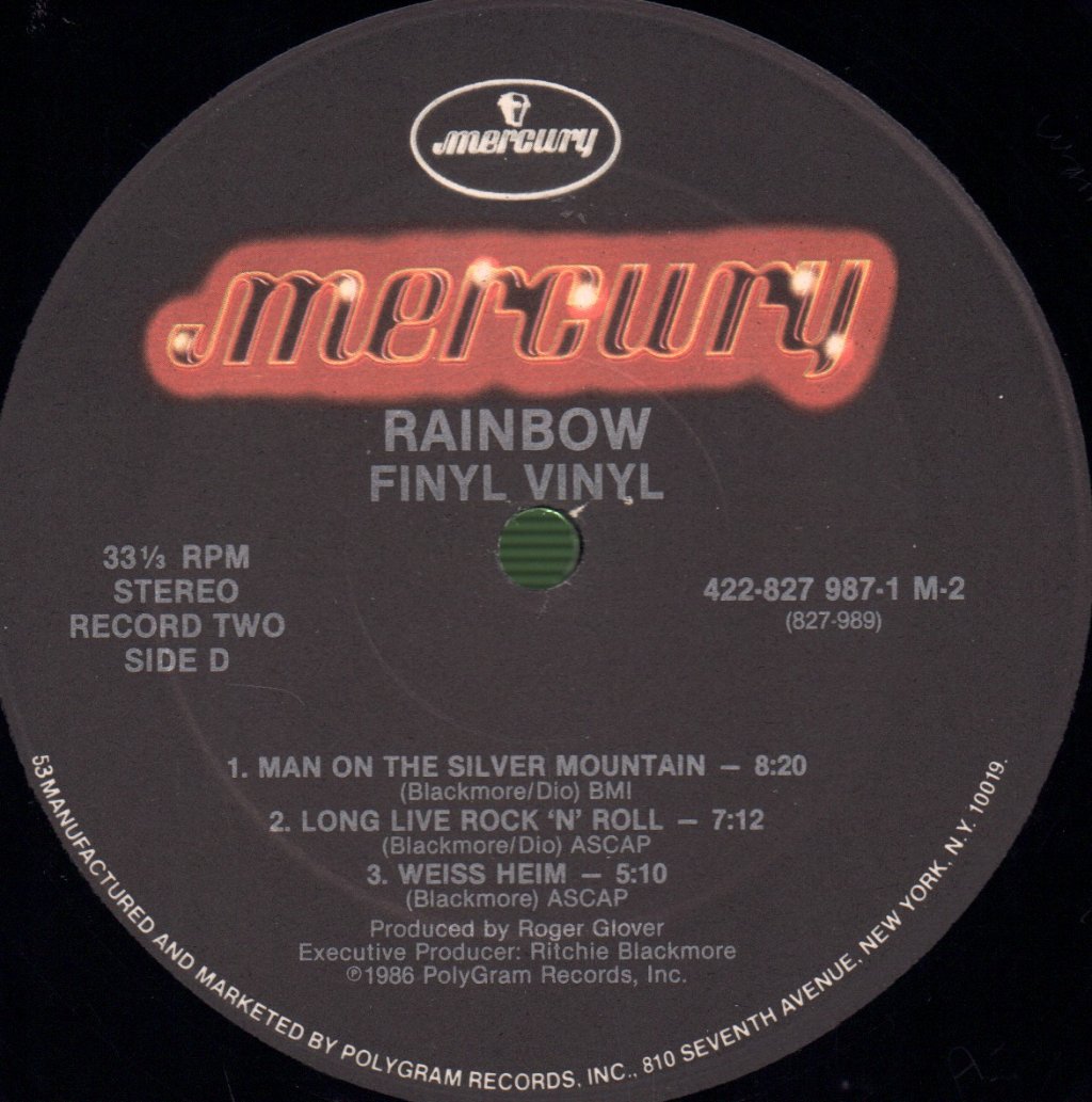 Rainbow - Finyl Vinyl - Double Lp