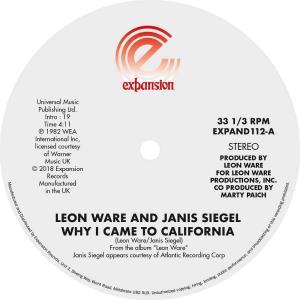 Leon Ware - Why I Came To California - 12 Inch