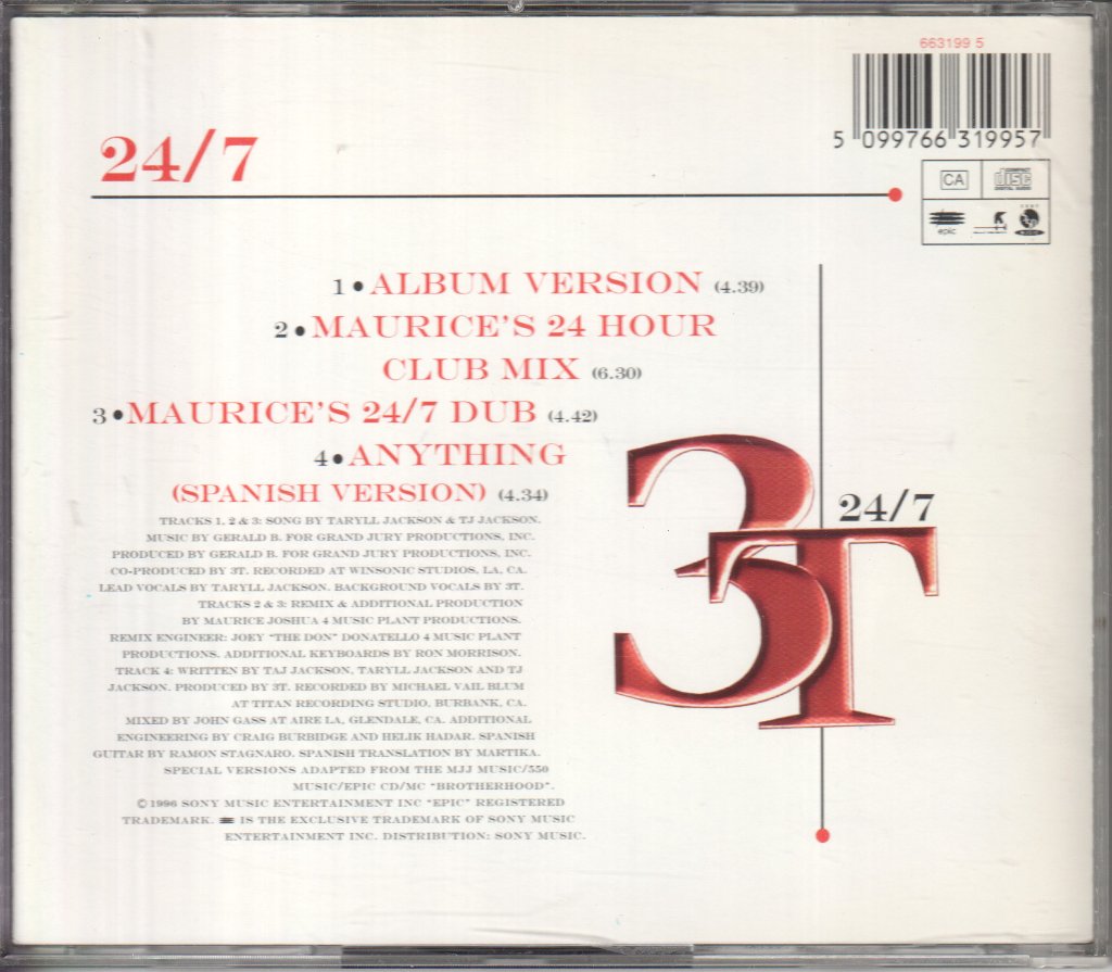 3T - 24/7 - Cd
