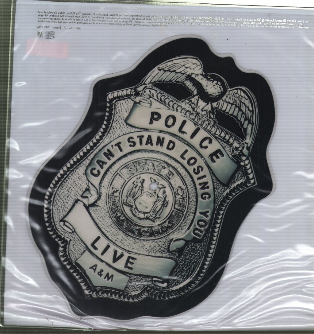 Police - Can't Stand Losing You - 7 Inch