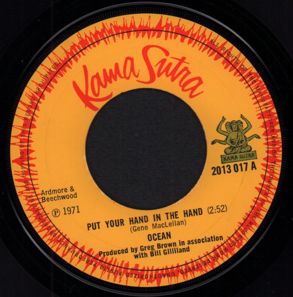Ocean (70'S Group) - Put Your Hand In The Hand - 7 Inch