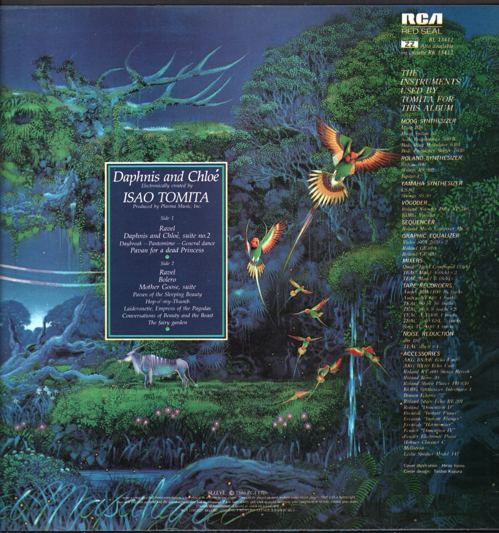 Tomita - Ravel Daphnis And Chloe Bolero - Lp