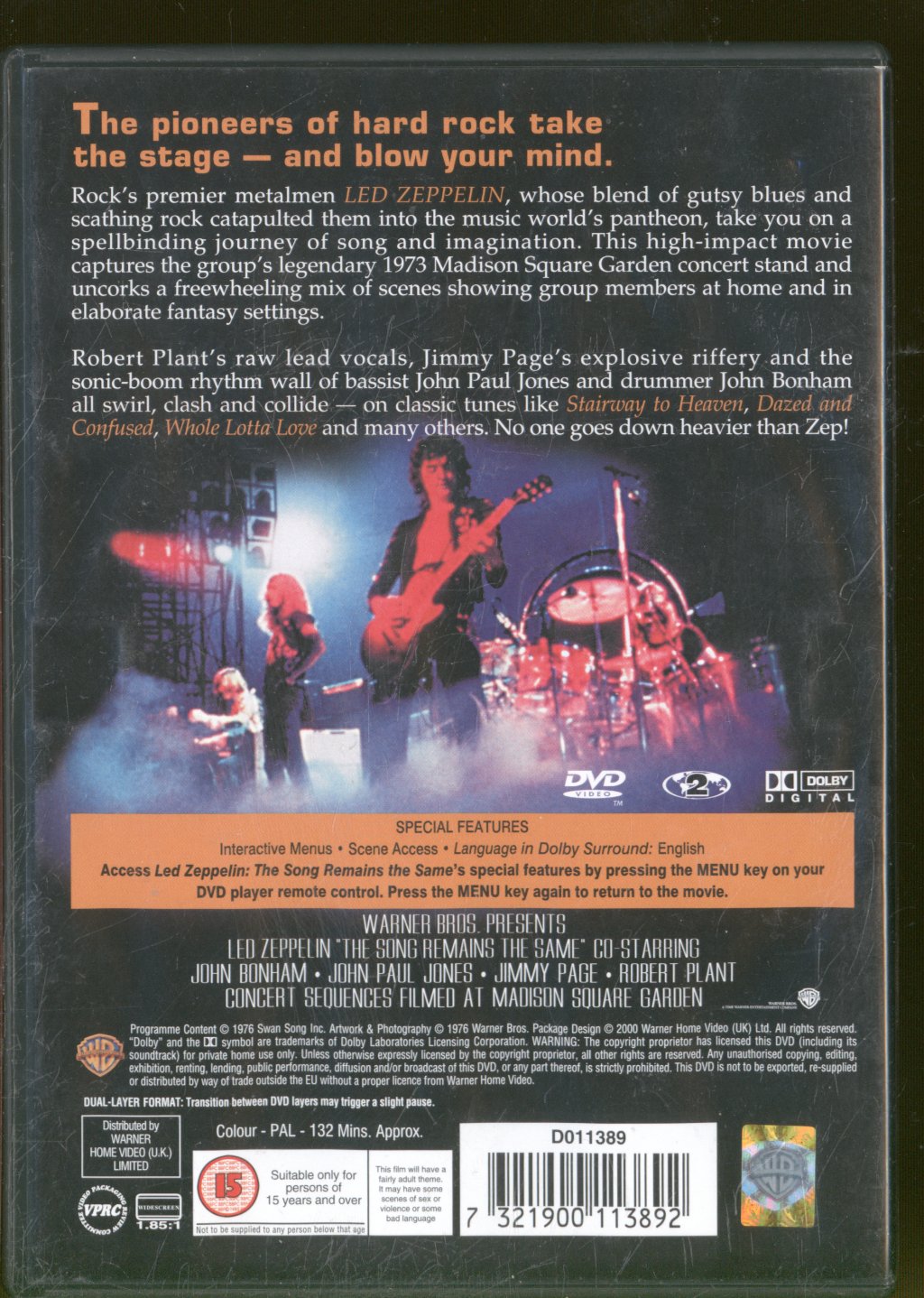 Joe Cocker - Live / Across From Midnight Tour - Dvd