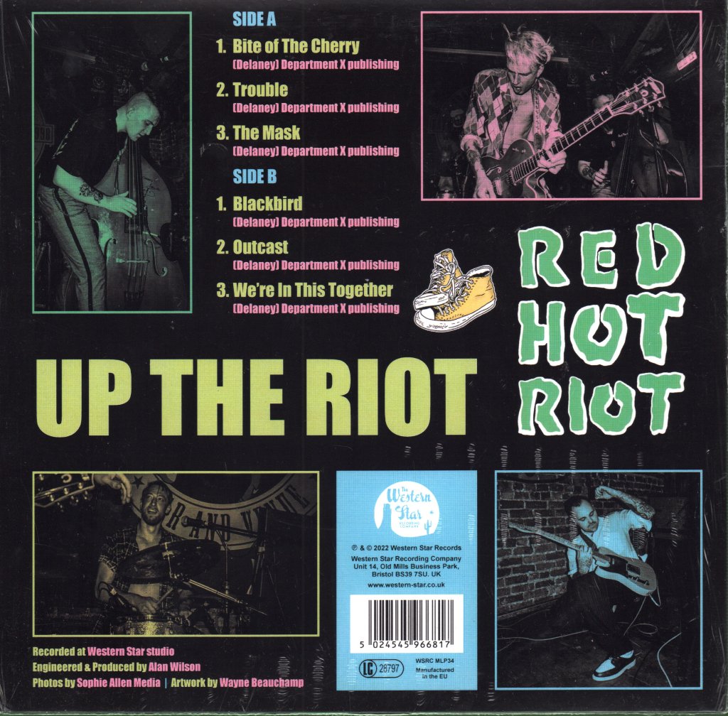 Red Hot Riot - Up The Riot - 10 Inch