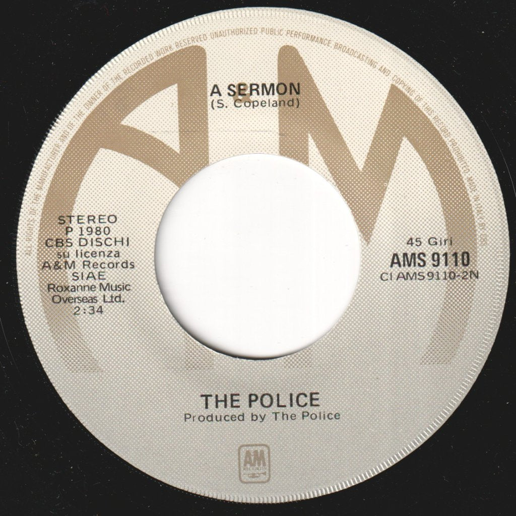 Police - De Do Do Do - 7 Inch