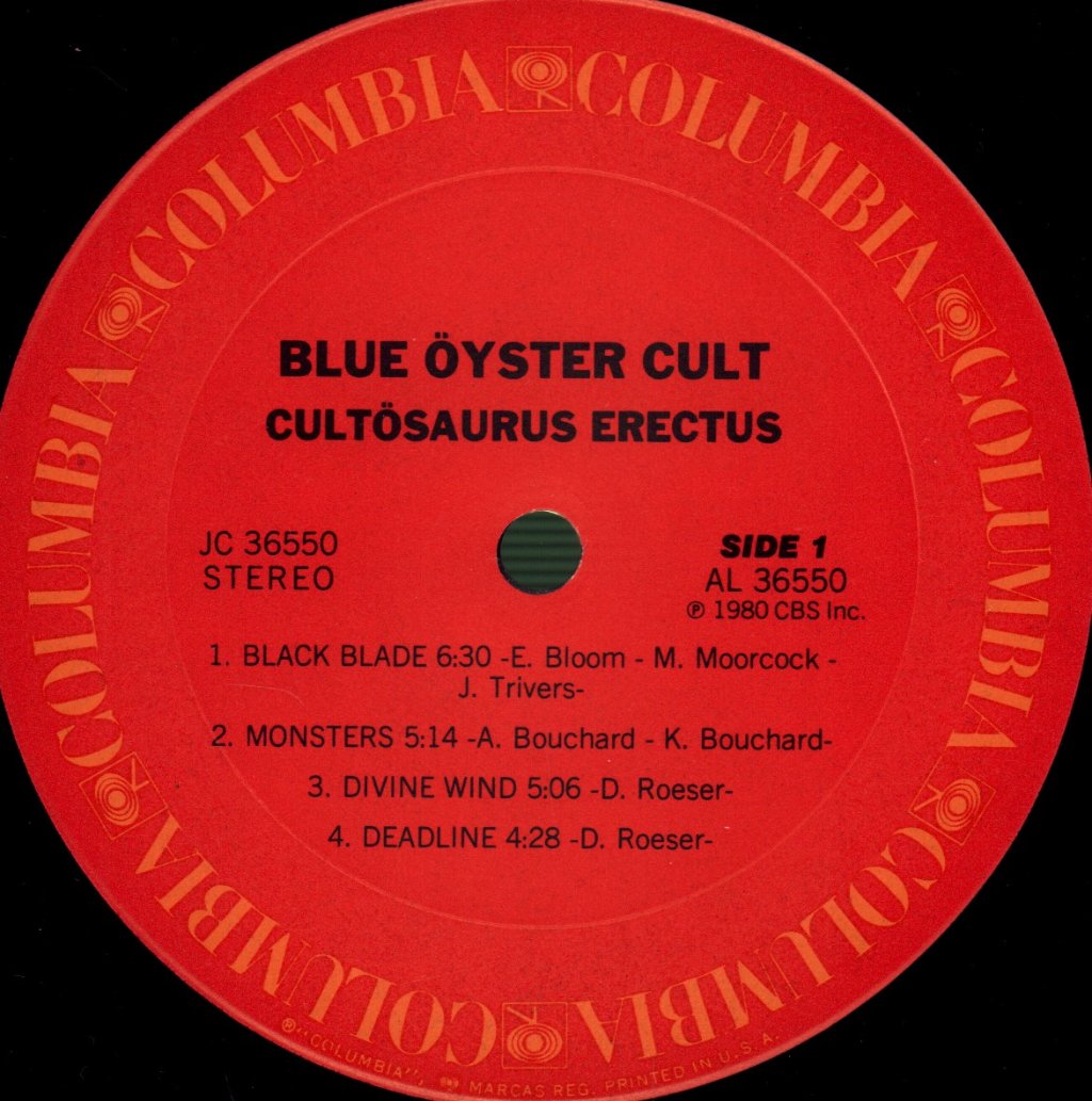 Blue Oyster Cult - Cultösaurus Erectus - Lp
