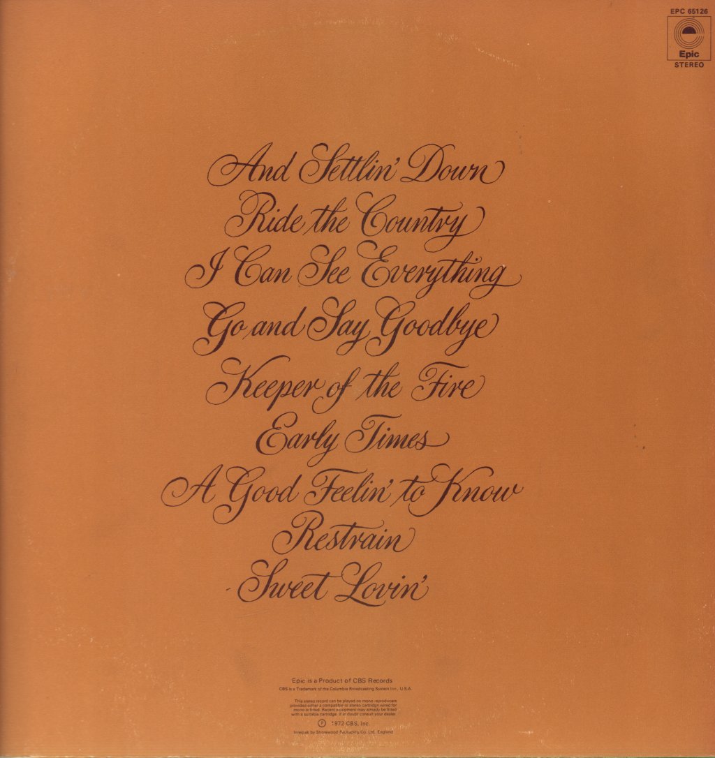 Poco - A Good Feelin' To Know - Lp