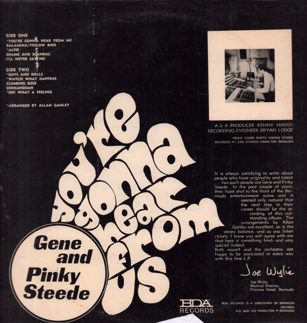 Gene And Pinky Steede - You're Gonna Hear From Us - Lp