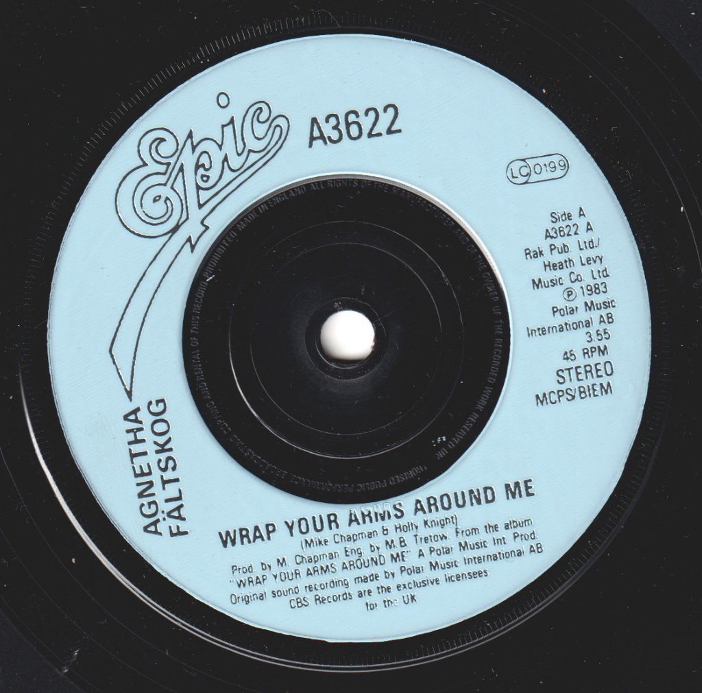 Agnetha Faltskog - Wrap Your Arms Around Me - 7 Inch