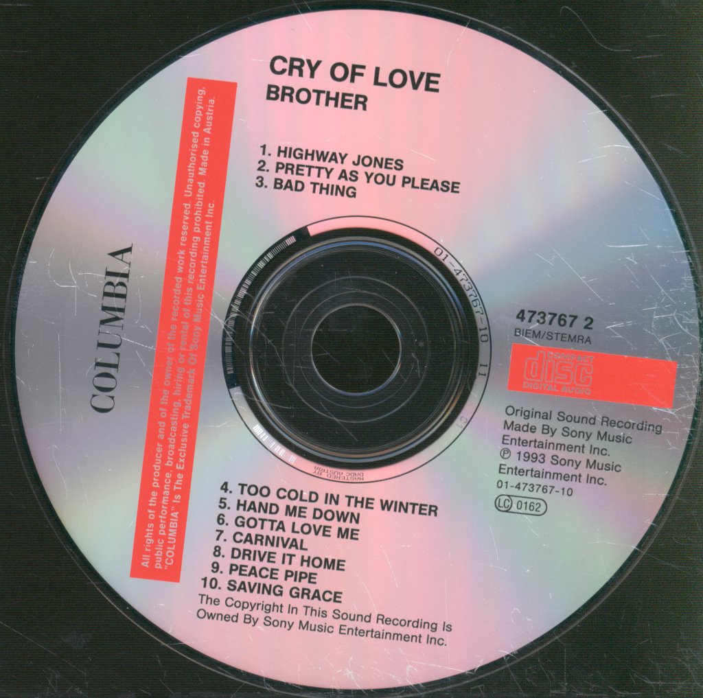 Cry Of Love - Brother - Cd