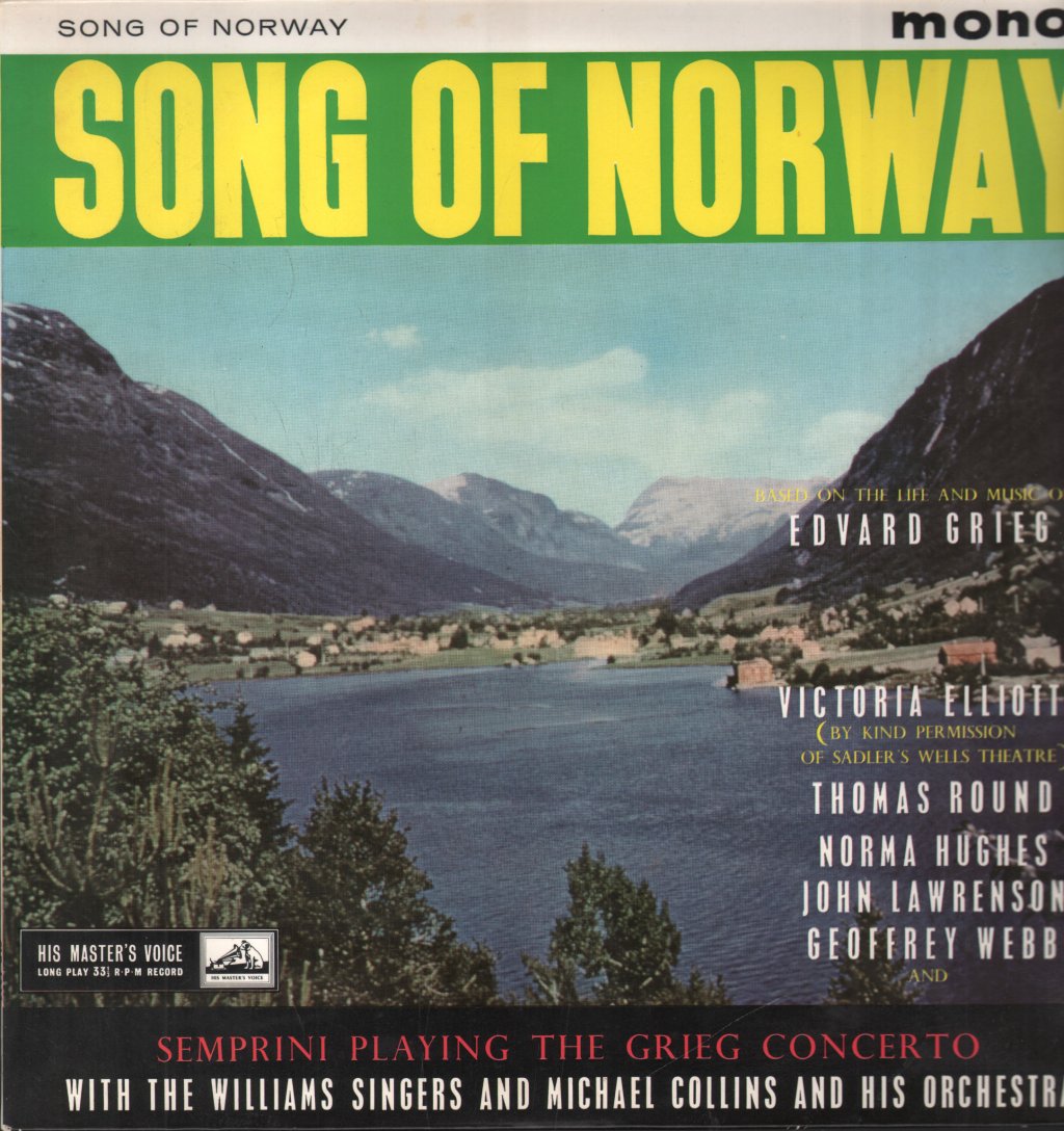 Semprini / Victoria Elliott / Thomas Round / Norma Hughes /  John Lawrenson - Song Of Norway - Lp