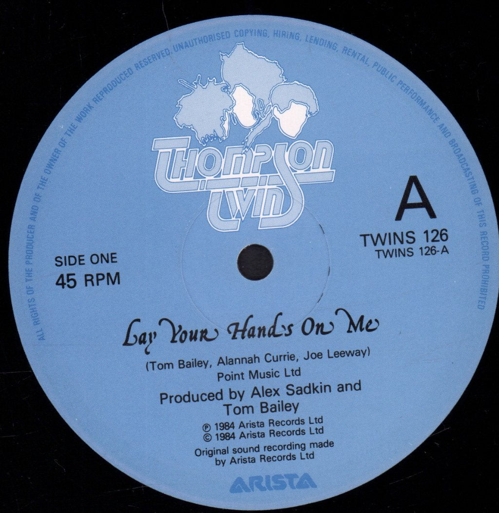 Thompson Twins - Lay Your Hands On Me - 12 Inch