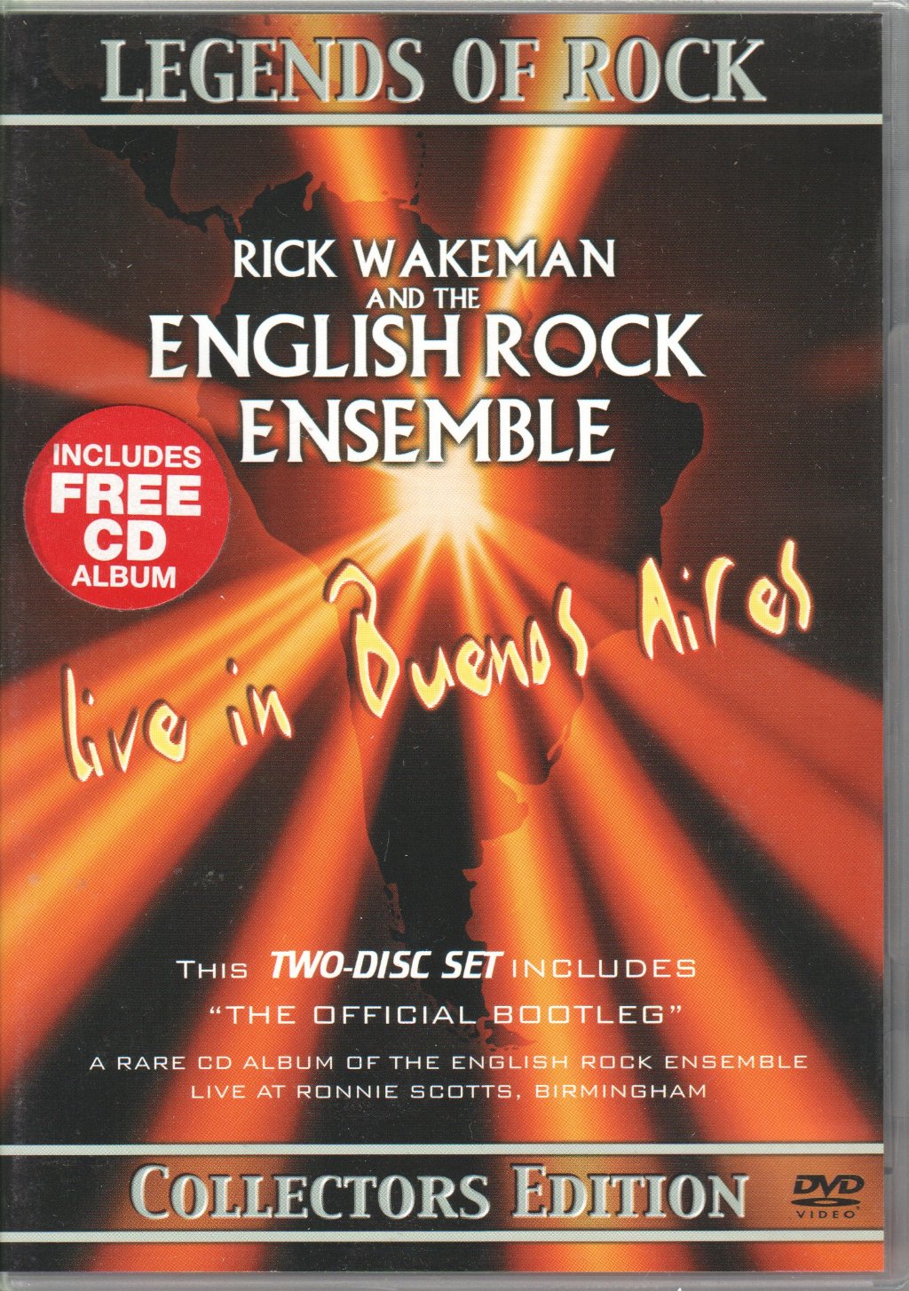 Rick Wakeman, English Rock Ensemble - Live From Buenos Aires (Collectors Edition) - Dvd