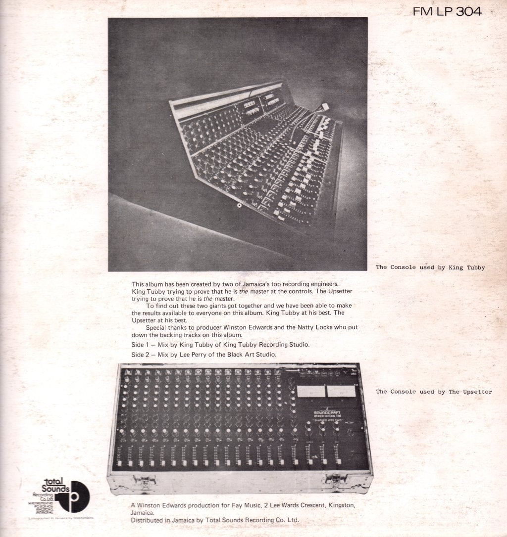 King Tubby Meets The Upsetter - At The Grass Roots Of Dub - Lp