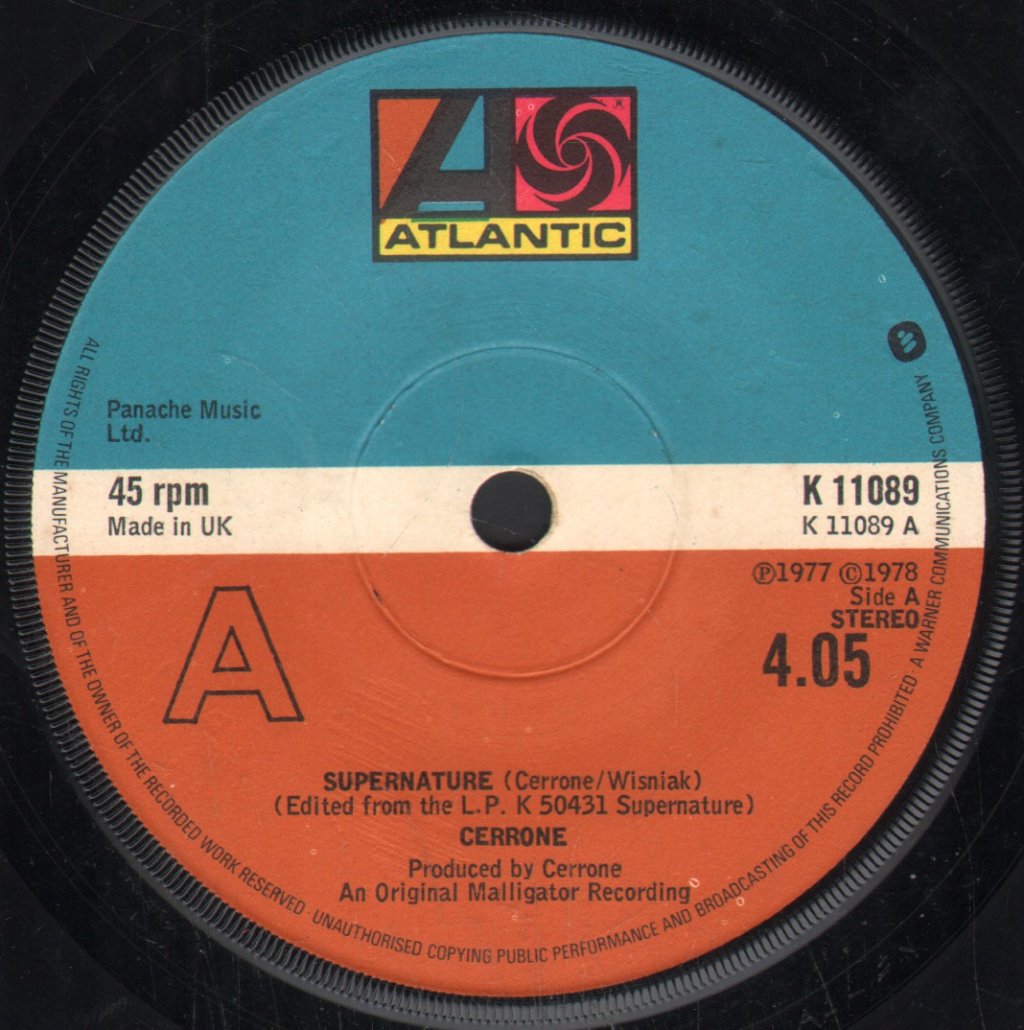 Cerrone - Supernature - 7 Inch