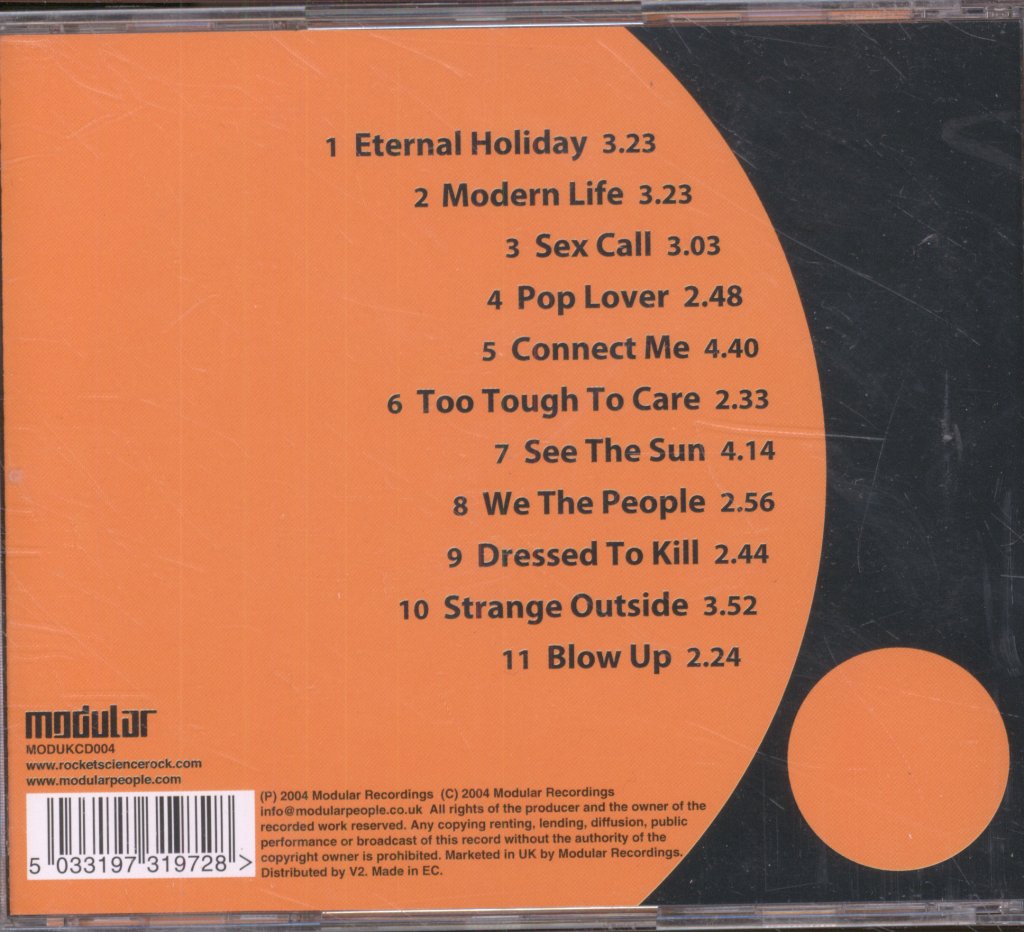 Rocket Science - Eternal Holiday - Cd