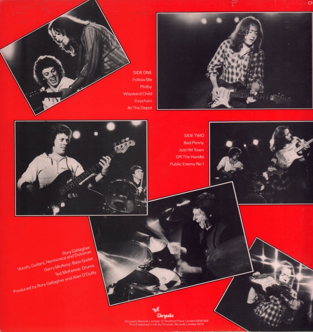 Rory Gallagher - Top Priority - Lp