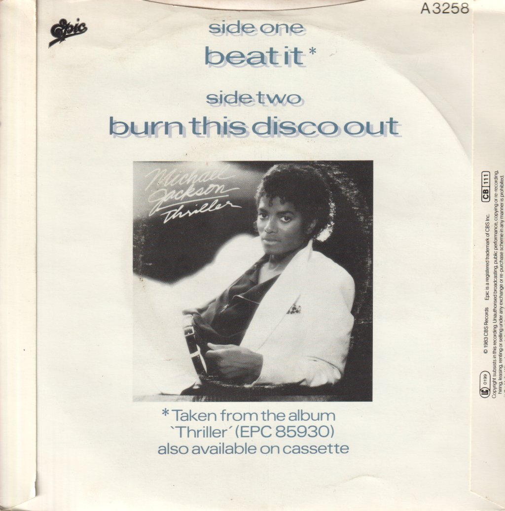 Michael Jackson - Beat It - 7 Inch