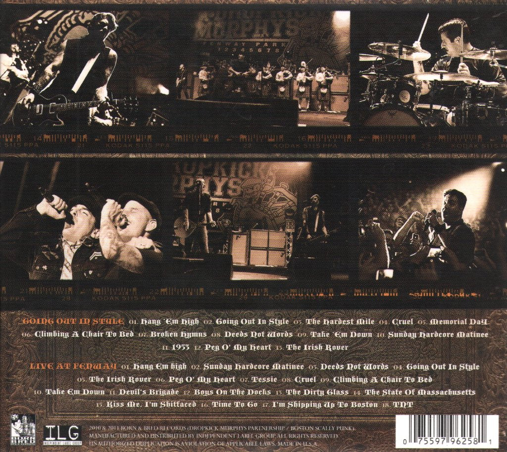 Dropkick Murphys - Going Out In Style Fenway Park Bonus Edition - Double Cd