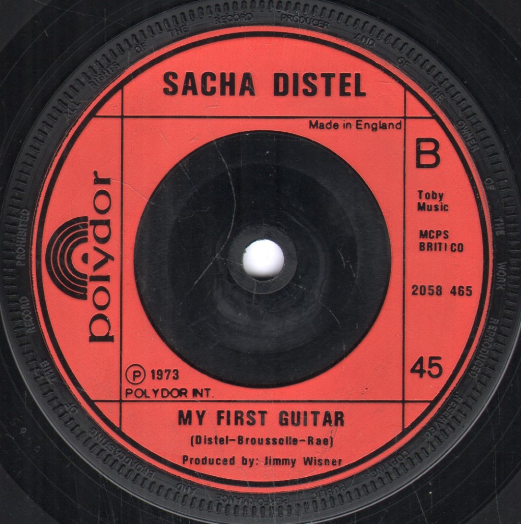 Sacha Distel - Oh My Joe - 7 Inch