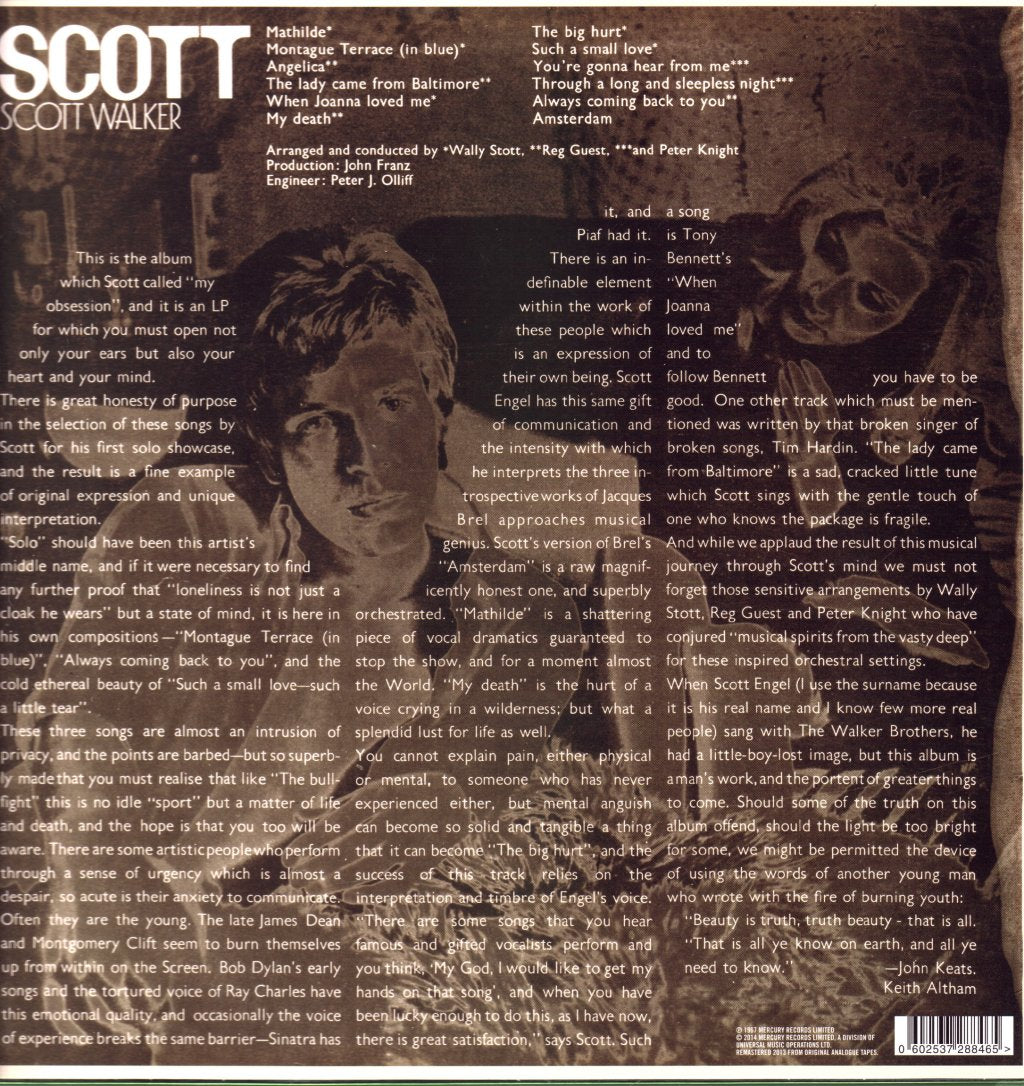 Scott Walker - Scott - Lp