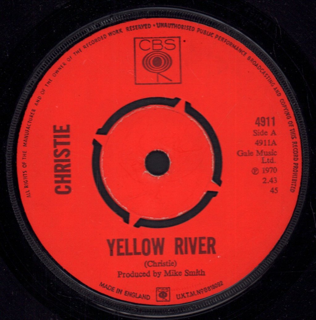 Christie - Yellow River - 7 Inch