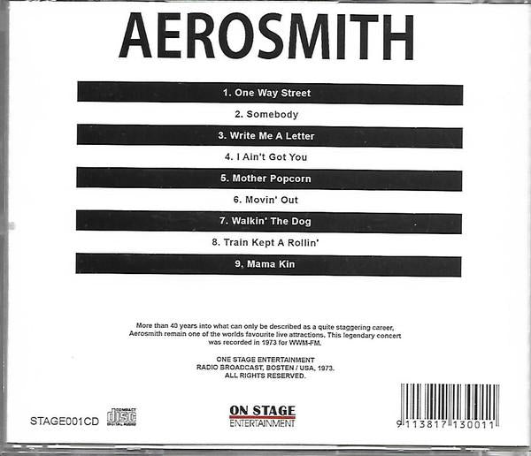Aerosmith - Write Me A Letter (Radio Broadcast, Boston, 1973) - Cd