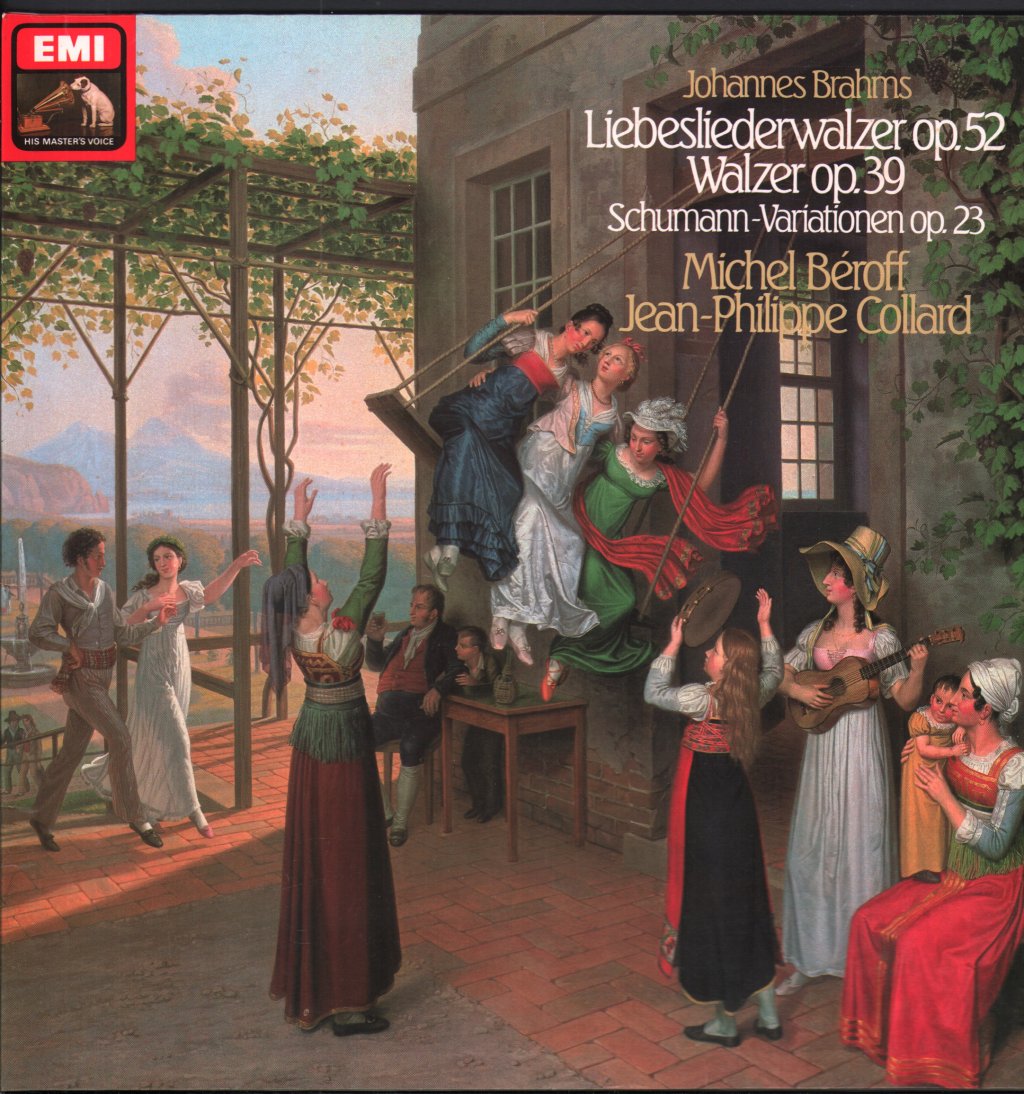 Michel Beroff / Jean-Philippe Collard - Johannes Brahms - Liebesliederwalzer Op.52 / Walzer Op.39 / Schumann-Variationen Op.23 - Lp