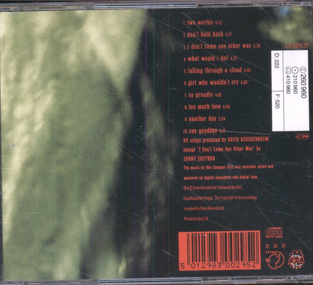 Sonny Southon - Falling Through A Cloud - Cd