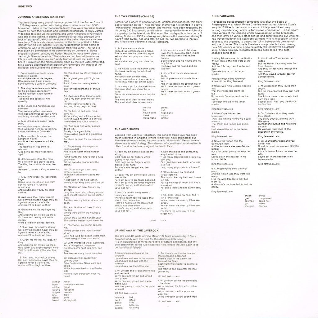 Andy Hunter - King Fareweel - Lp