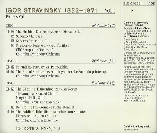 Igor Stravinsky - Ballets - Vol. I - Triple Cd