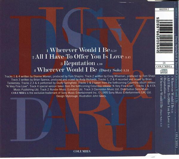Dusty Springfield And Daryl Hall - Wherever Would I Be - Cd