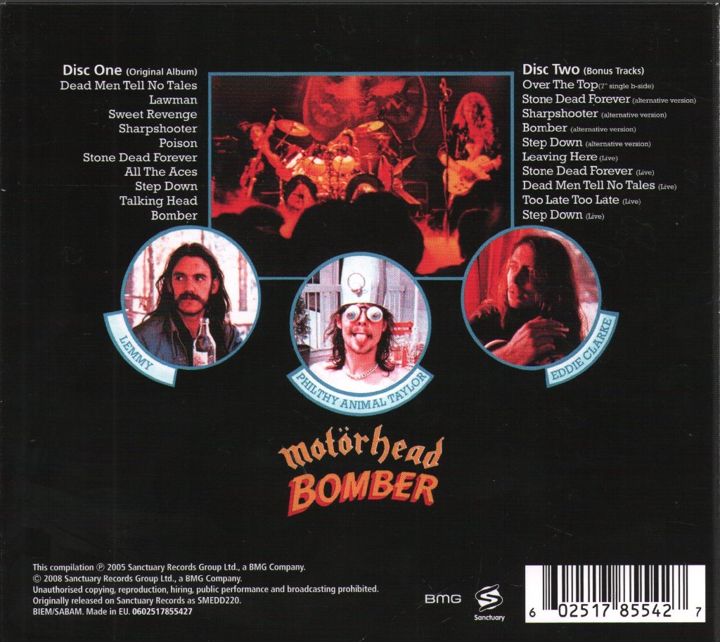 Motorhead - Bomber - Double Cd