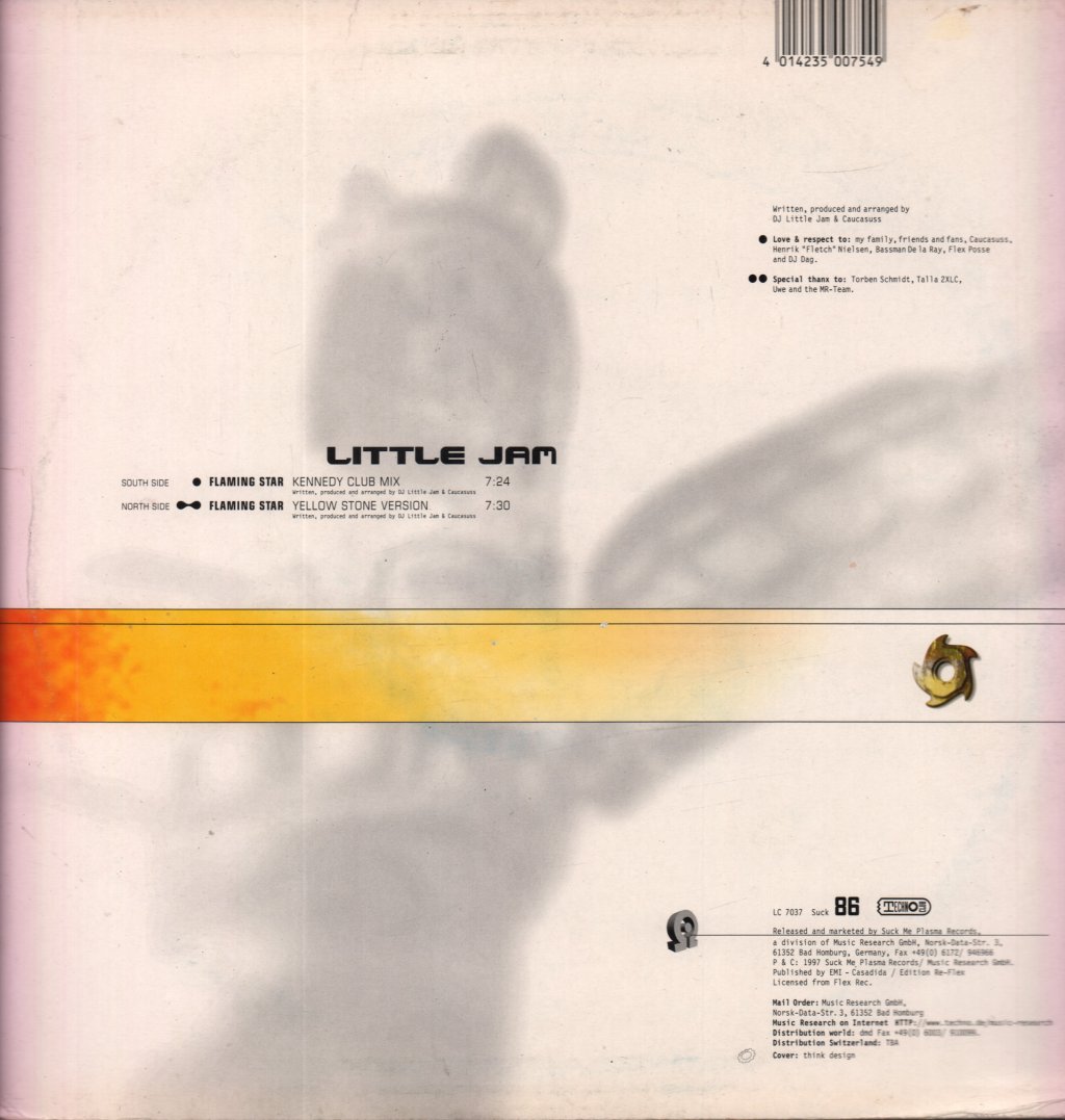 Little Jam - Flaming Star - 12 Inch