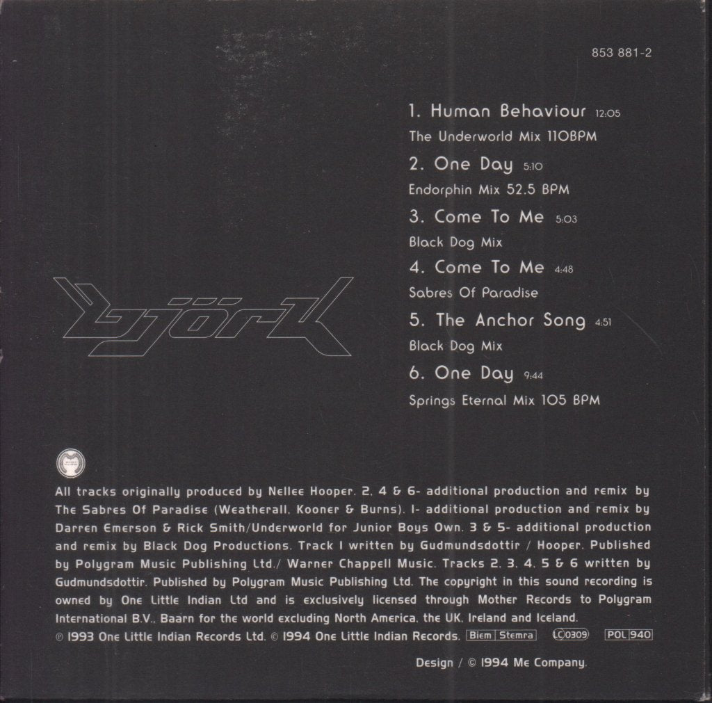 Bjork - Best Mixes From The Album Debut - Cd