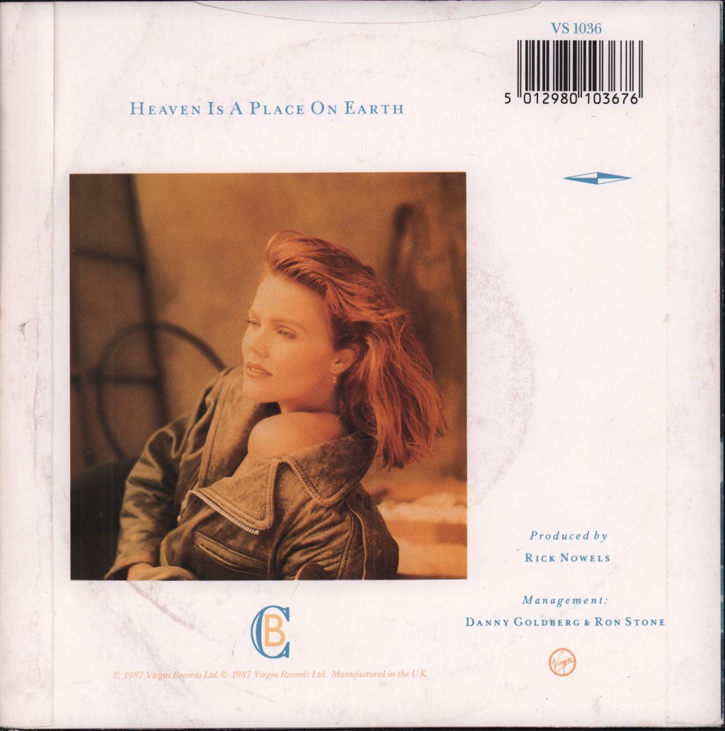 Belinda Carlisle - Heaven Is A Place On Earth - 7 Inch