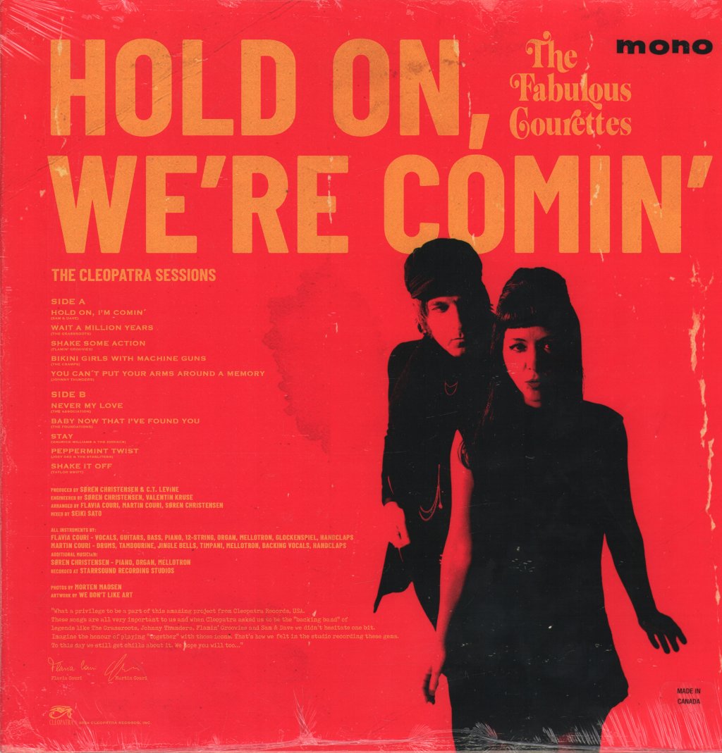 Courettes - Hold On, We're Comin' - Lp