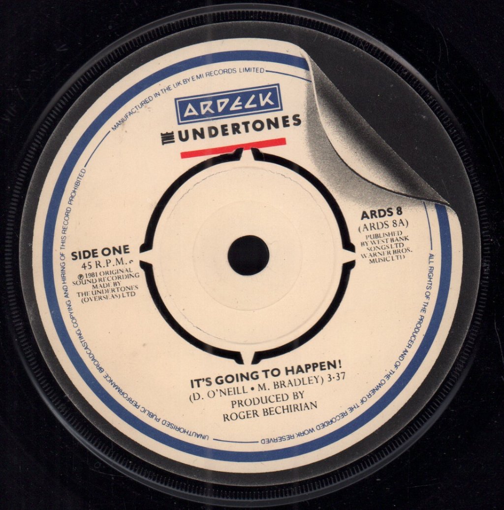 Undertones - It's Going To Happen - 7 Inch