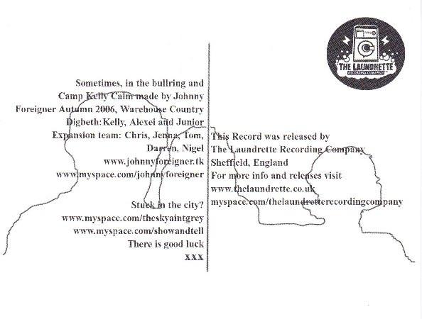 Johnny Foreigner - Sometimes, In The Bullring / Camp Kelly Calm - 7 Inch