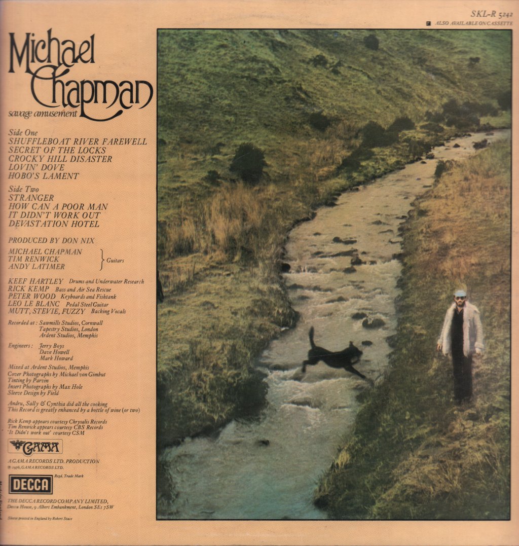 Michael Chapman - Savage Amusement - Lp